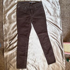 Gap brown skinny corduroy pants Size 0